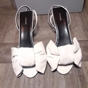 balenciaga square knife bow sandals